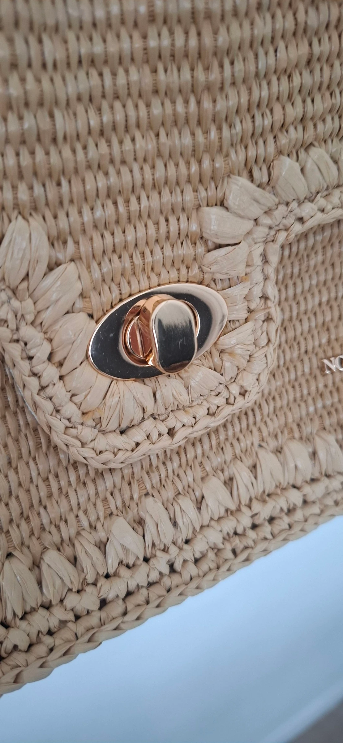 🤎 Sac à main bandoulière effet paille / jute – bohème chic – neuf – photo 8
